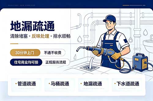 昌邑地漏疏通